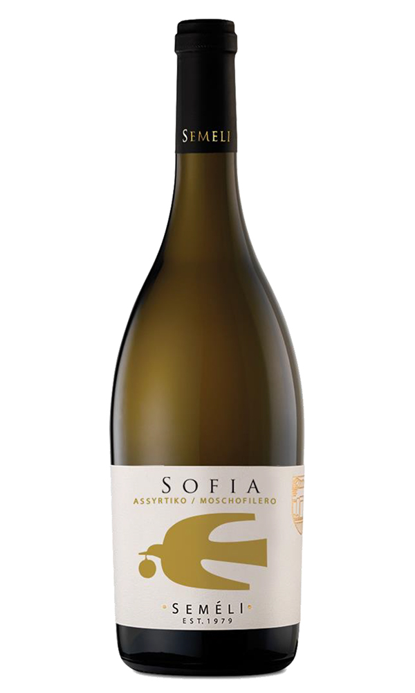 Semeli-sofia-weiss Semeli Estate / MAGNUM Sofia (Assyrtiko, Moschofilero), 2023