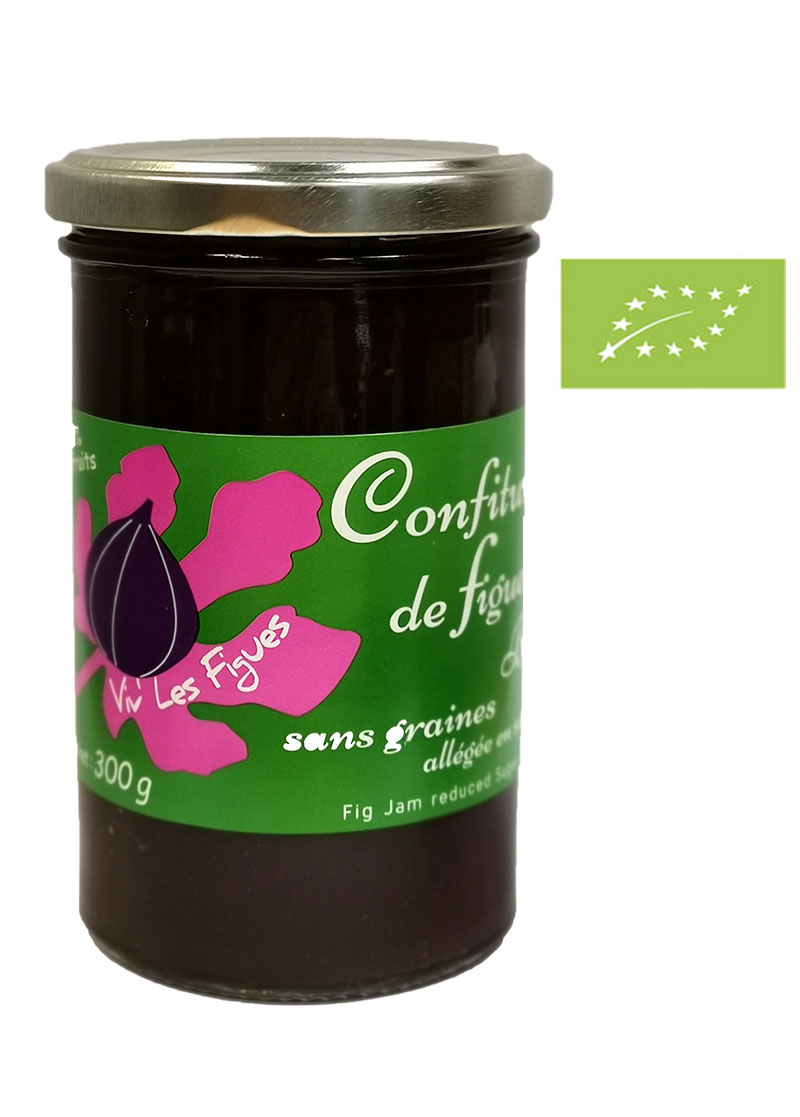 vivlesfiges-feigen-ohne-sammen Viv' les figues / Feigenkonfitüre mit wenig Zucker ohne Samen BIO, 300g