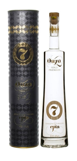 Winery of Thrace / Ouzo 7 Gold Premium, 0,2L im Geschenk Box