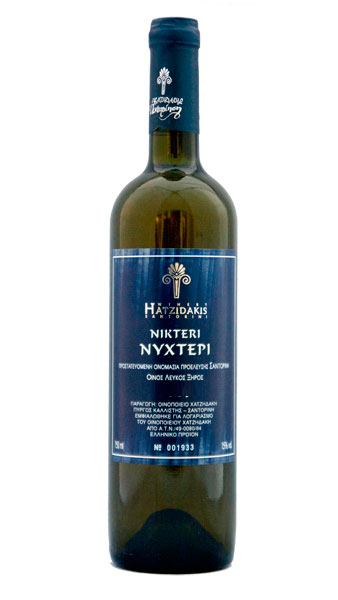 hatzidakis_nikteri_weiss Hatzidakis / Nykteri (Assyrtiko), 2017
