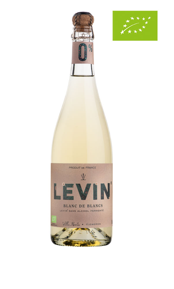 Villa Noria / Levin 0% - Blanc de Blanc (Chardonnay) Sparkling Alkoholfreie - BIO, 0,375L