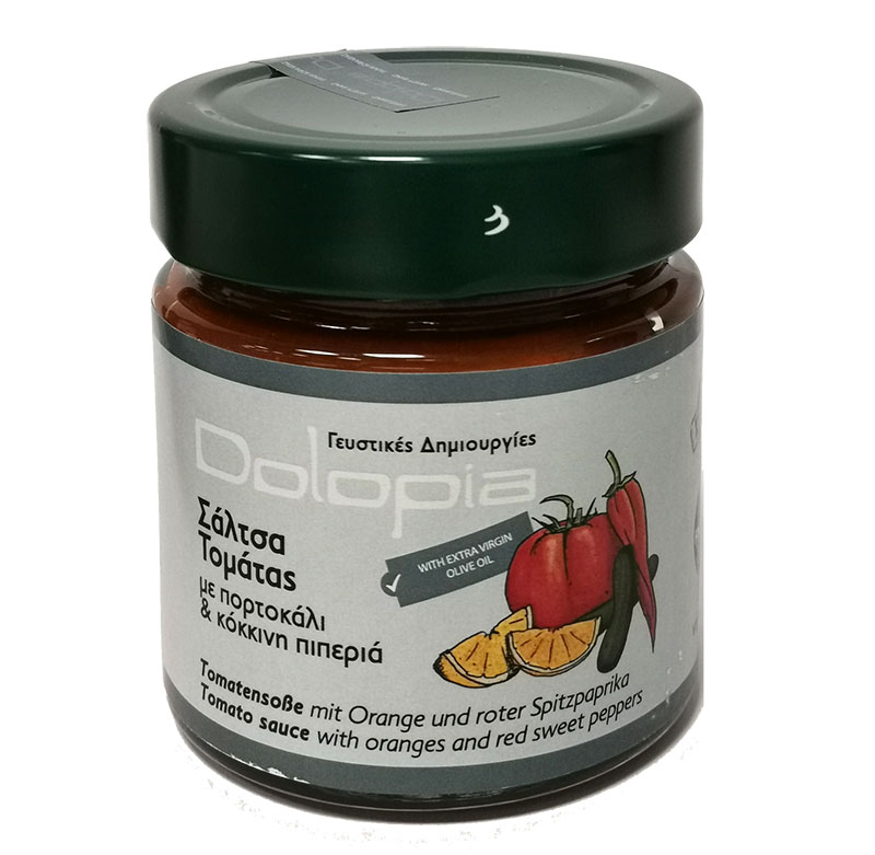 Tomatensoße mit Orange & roter Spitzpaprika, 250g