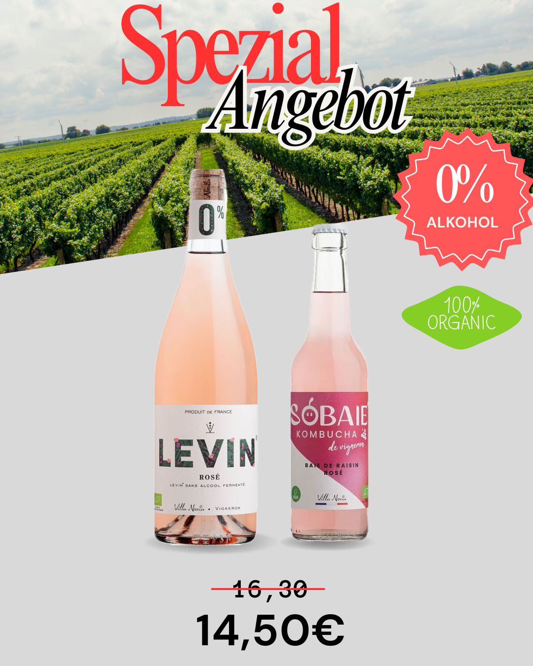 Alkoholfreies Rosé - Set