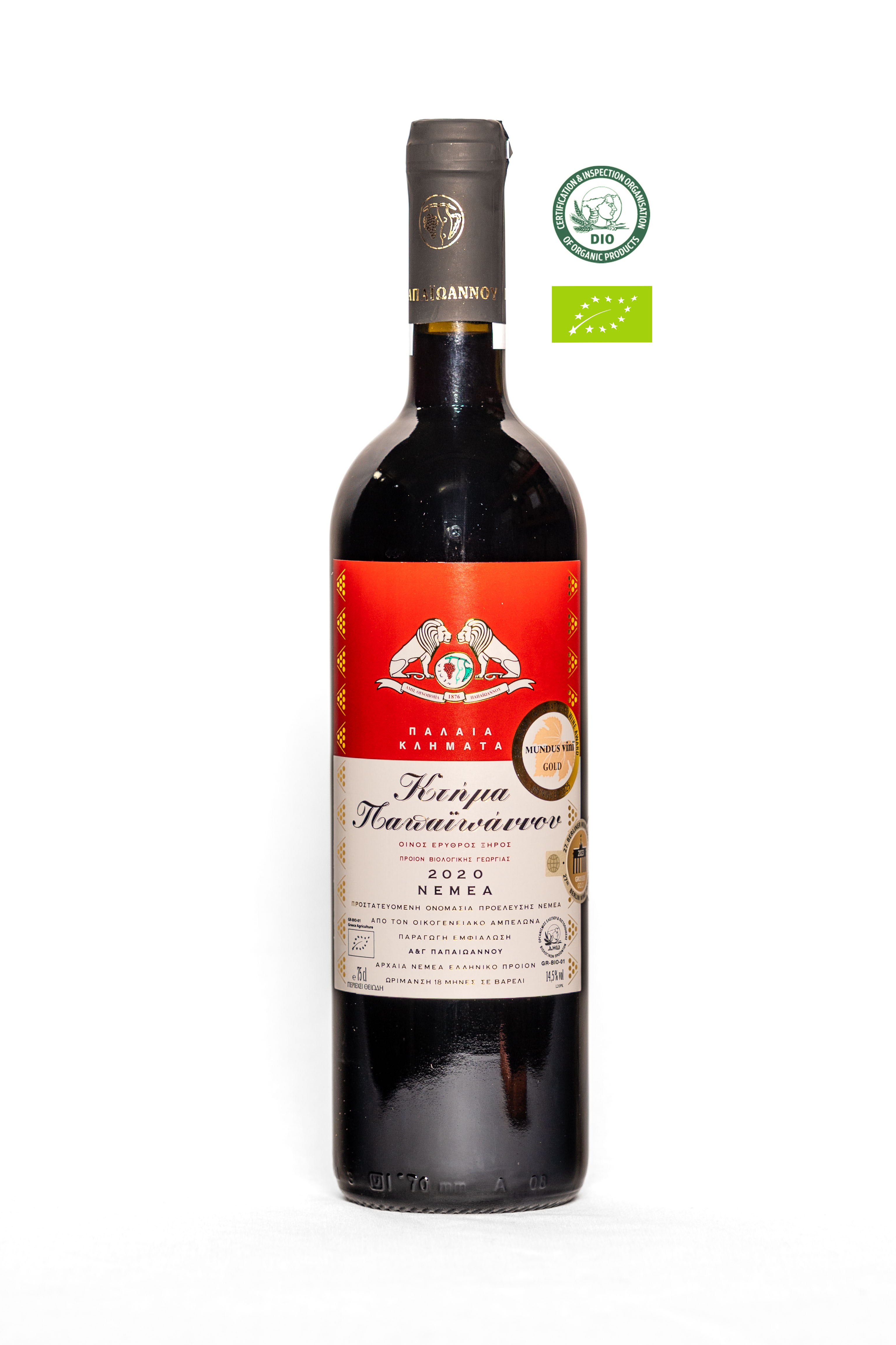 Ktima Papaioannou / Old Vines Nemea (Agiorgitiko) - BIO, 2020