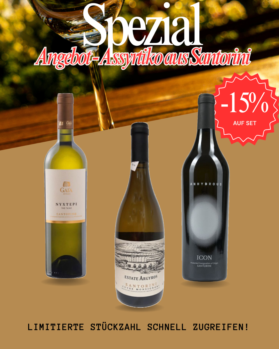 Assyrtiko aus Santorini - Set