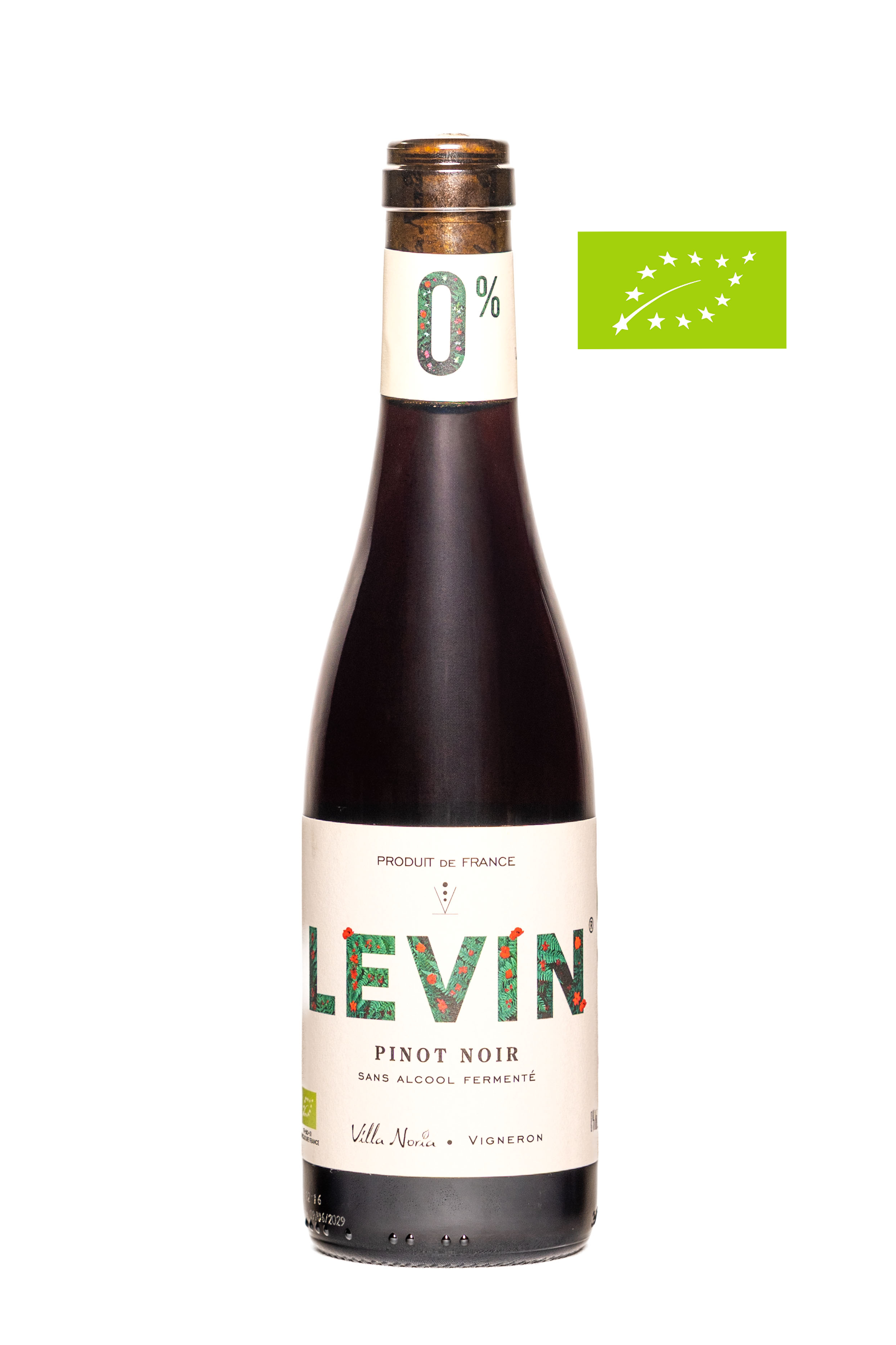 Villa Noria / Levin 0% - Pinot Noir Alkoholfreie - BIO, 0,375L