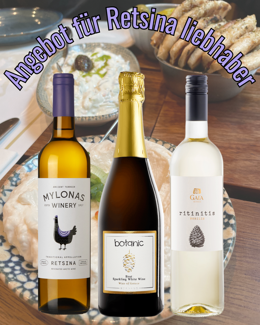 Set für Retsina-Liebhaber Set für Retsina-Liebhaber