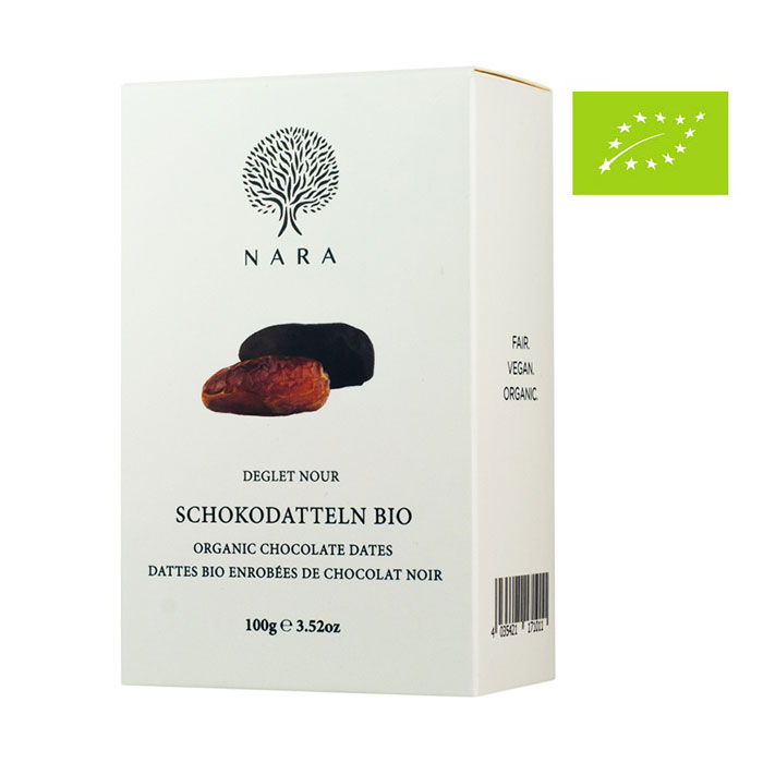 NaraFood / Schokodatteln Bio - Deglet Nour, 100g